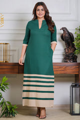 Ivy Nectar Linen Dress | Kaftan, Bohemian Dress, Floral Dress, Boho Maxi Dress