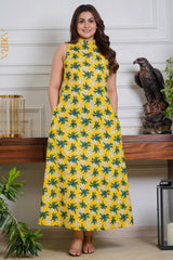 Flowery Designer Dress | Kaftan, Bohemian Dress, Floral Dress, Boho Maxi Dress