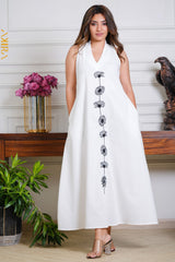 Middle Flora Dress | Kaftan, Bohemian Dress, Floral Dress, Boho Maxi Dress