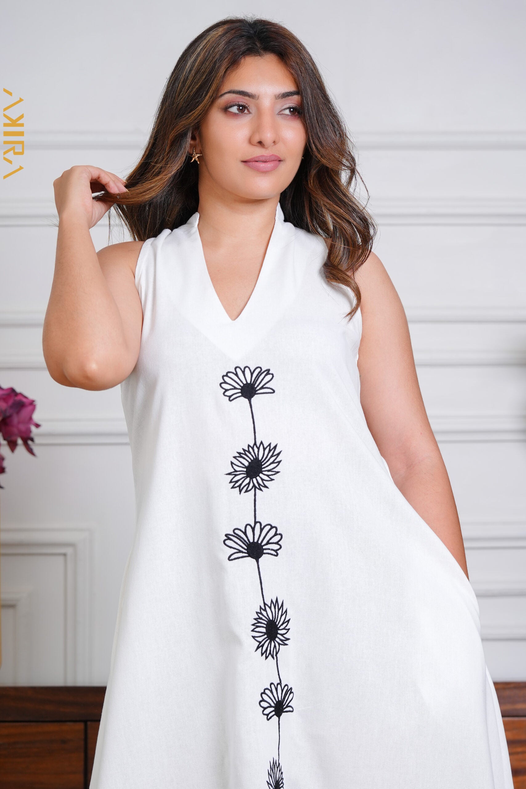 Middle Flora Dress | Kaftan, Bohemian Dress, Floral Dress, Boho Maxi Dress