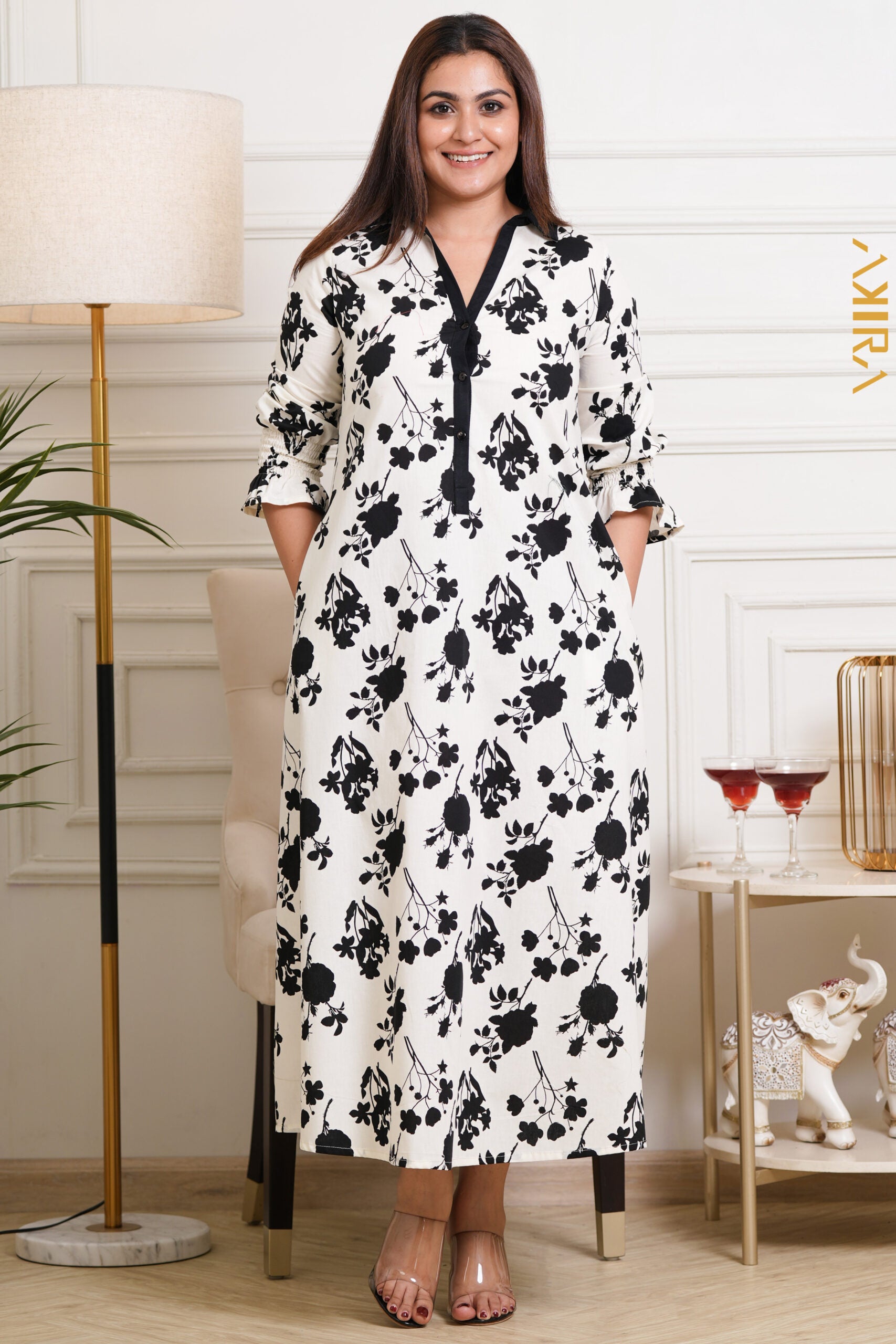 Elegant Eclipse Dress | Kaftan, Bohemian Dress, Floral Dress, Boho Maxi Dress