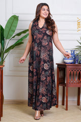 Hazel Colourful Dress | Kaftan, Bohemian Dress, Floral Dress, Boho Maxi Dress