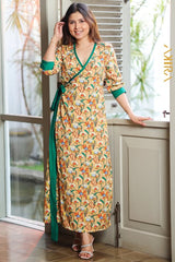 Loose floral casual dress | Kaftan, Bohemian Dress, Floral Dress, Boho Maxi Dress