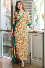 Loose floral casual dress | Kaftan, Bohemian Dress, Floral Dress, Boho Maxi Dress