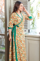 Loose floral casual dress | Kaftan, Bohemian Dress, Floral Dress, Boho Maxi Dress