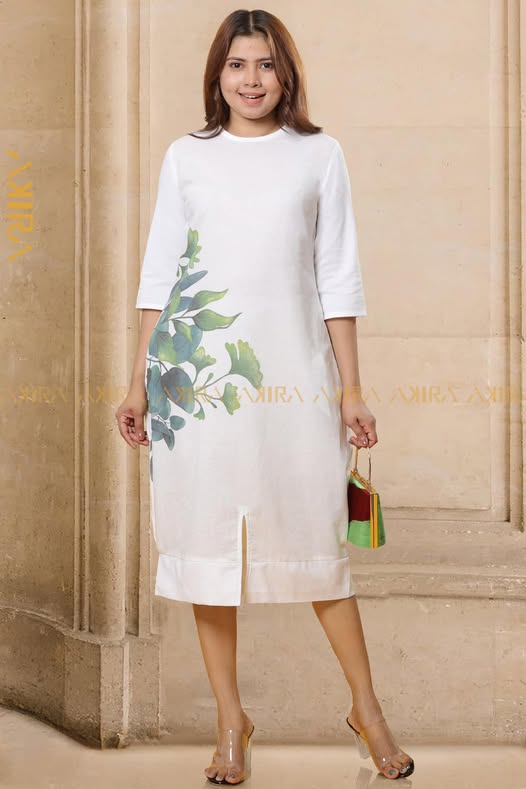 Magnolia Leaves Dress | Kaftan, Bohemian Dress, Floral Dress, Boho Maxi Dress