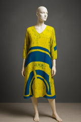 Isabelle Rayon Silk Dress | Kaftan, Bohemian Dress, Floral Dress, Boho Maxi Dress