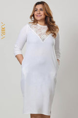 Veronica Linen Dress | Kaftan, Bohemian Dress, Floral Dress, Boho Maxi Dress