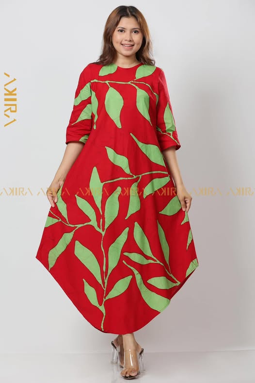 Hyper Leaves Designer Dress | Kaftan, Bohemian Dress, Floral Dress, Boho Maxi Dress