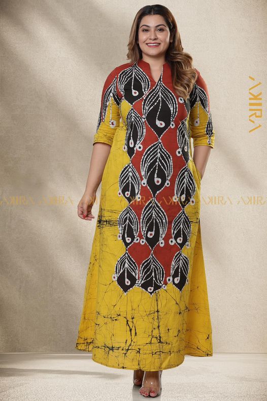 Dicentra Batik Designer Dress