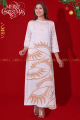 Silvery Royal Silk Dress | Kaftan, Bohemian Dress, Floral Dress, Boho Maxi Dress