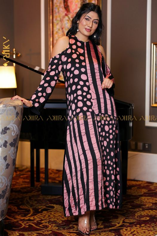 Snow Glow Gladiolus Silk Dress | Kaftan, Bohemian Dress, Floral Dress, Boho Maxi Dress