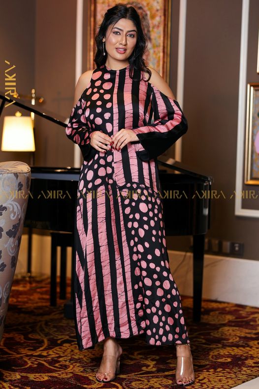 Snow Glow Gladiolus Silk Dress | Kaftan, Bohemian Dress, Floral Dress, Boho Maxi Dress