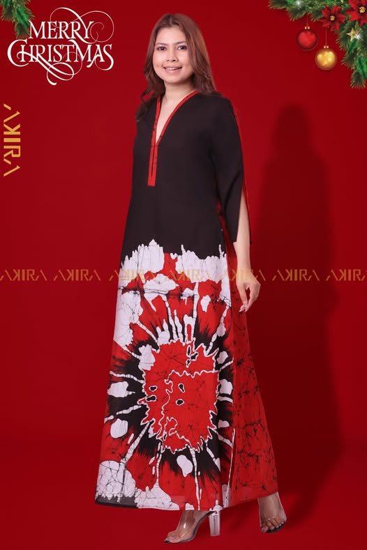 Rudbeckia Cute Batik Dress | Kaftan, Bohemian Dress, Floral Dress, Boho Maxi Dress