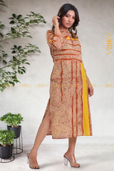 Desert Raw Dress | Kaftan, Bohemian Dress, Floral Dress, Boho Maxi Dress