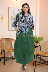 Winter Jasmine Batik Dress | Kaftan, Bohemian Dress, Floral Dress, Boho Maxi Dress