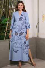 Lily of the Valley Dress | Kaftan, Bohemian Dress, Floral Dress, Boho Maxi Dress