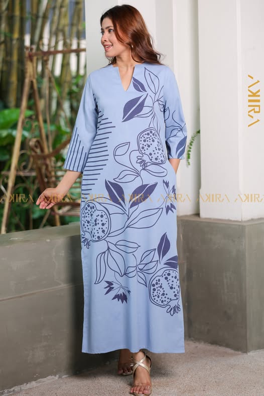 Lily of the Valley Dress | Kaftan, Bohemian Dress, Floral Dress, Boho Maxi Dress