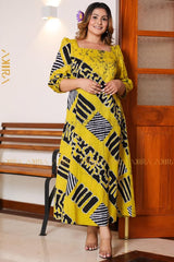 Sun Beam Batik Dress | Kaftan, Bohemian Dress, Floral Dress, Boho Maxi Dress