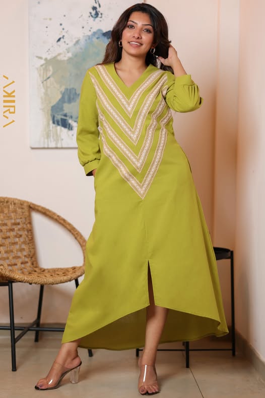 The Green Art Elegant Dress | Kaftan, Bohemian Dress, Floral Dress, Boho Maxi Dress