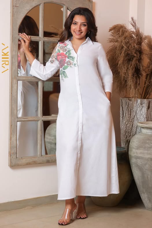 Rosaria Fair Elegant Dress | Kaftan, Bohemian Dress, Floral Dress, Boho Maxi Dress