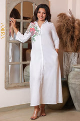 Rosaria Fair Elegant Dress | Kaftan, Bohemian Dress, Floral Dress, Boho Maxi Dress