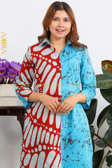 Bluebellia Batik Designer Dress | Kaftan, Bohemian Dress, Floral Dress, Boho Maxi Dress