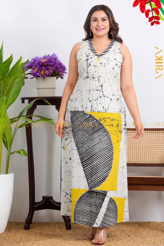 The Morning Charm  Batik Dress | Kaftan, Bohemian Dress, Floral Dress, Boho Maxi Dress