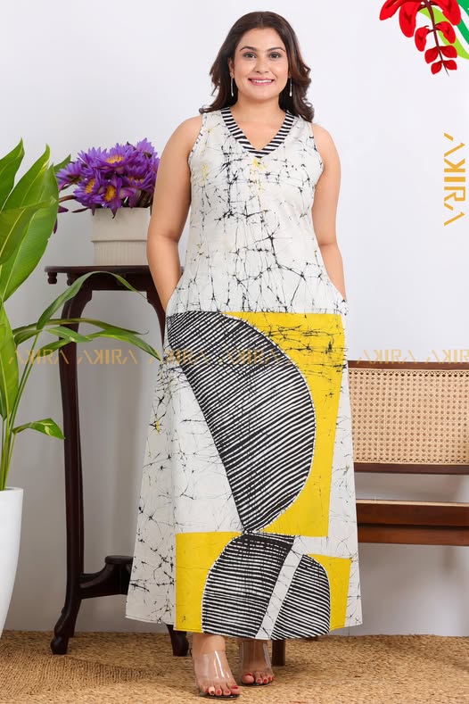 The Morning Charm  Batik Dress | Kaftan, Bohemian Dress, Floral Dress, Boho Maxi Dress