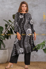 Emerald Modern Silk Designer Top | Kaftan, Bohemian Dress, Floral Dress, Boho Maxi Dress