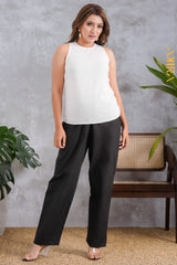 Linen Casual Crop Top | Kaftan, Bohemian Dress, Floral Dress, Boho Maxi Dress