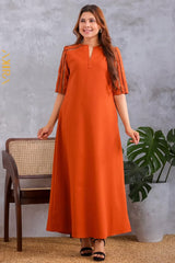 Sunshine Linen Dress | Kaftan, Bohemian Dress, Floral Dress, Boho Maxi Dress