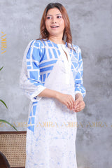 Blue Diamond Batik Dress | Kaftan, Bohemian Dress, Floral Dress, Boho Maxi Dress