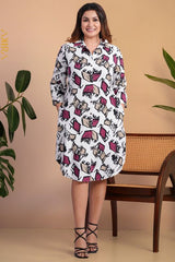 Indigo Designer Dress | Kaftan, Bohemian Dress, Floral Dress, Boho Maxi Dress