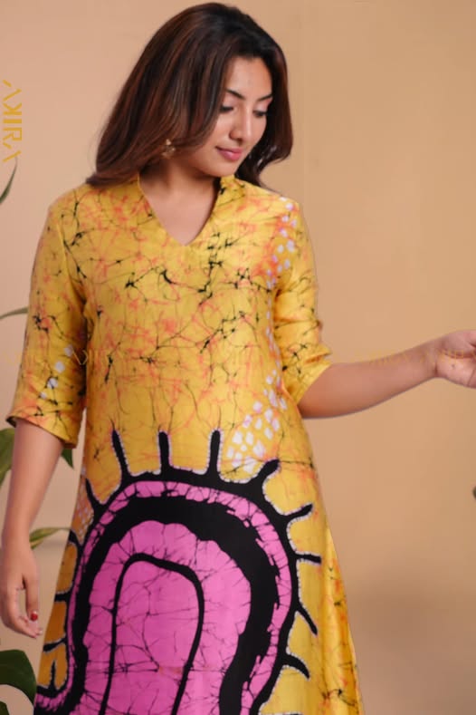 Sun-Kissed Sun Flower Dress | Kaftan, Bohemian Dress, Floral Dress, Boho Maxi Dress