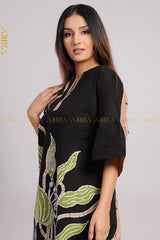 Valentina Batik Designer Dress | Kaftan, Bohemian Dress, Floral Dress, Boho Maxi Dress