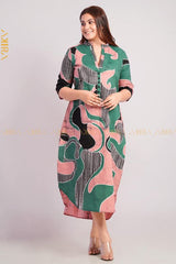 Classic Batik Designer Dress