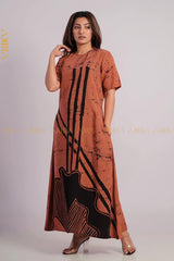 Madeline Batik Rayon Dress | Kaftan, Bohemian Dress, Floral Dress, Boho Maxi Dress
