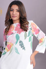 Mix Of Floral Elegant Dress | Kaftan, Bohemian Dress, Floral Dress, Boho Maxi Dress