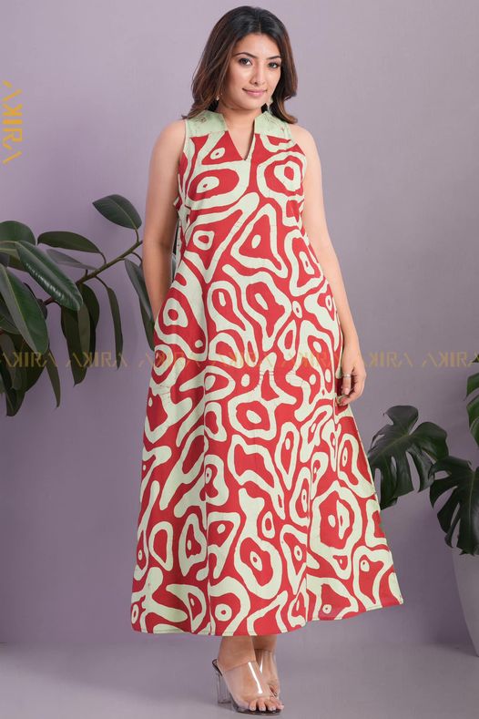 Vivienne Designer Batik Dress