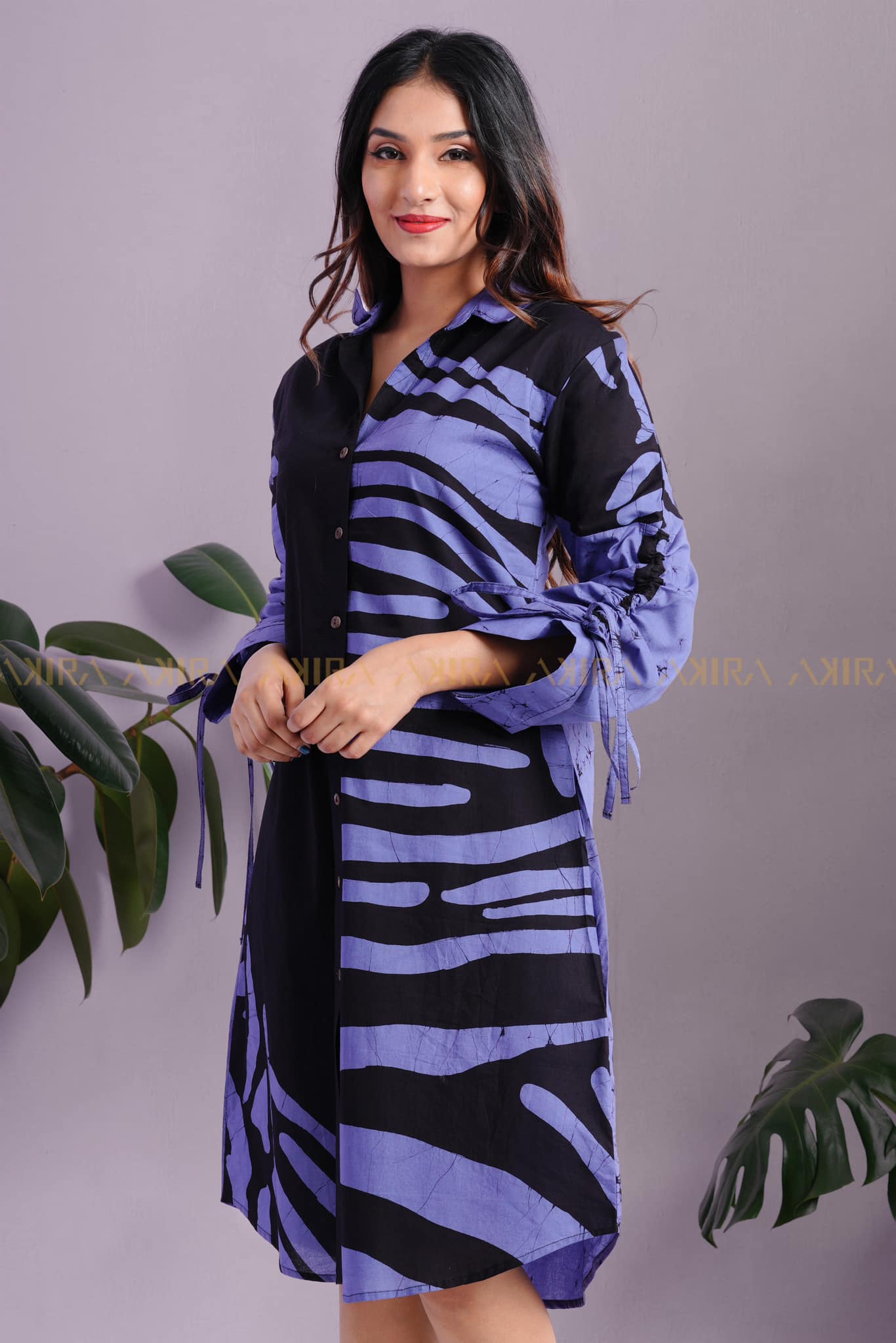 Midnight Magic Batik Dress