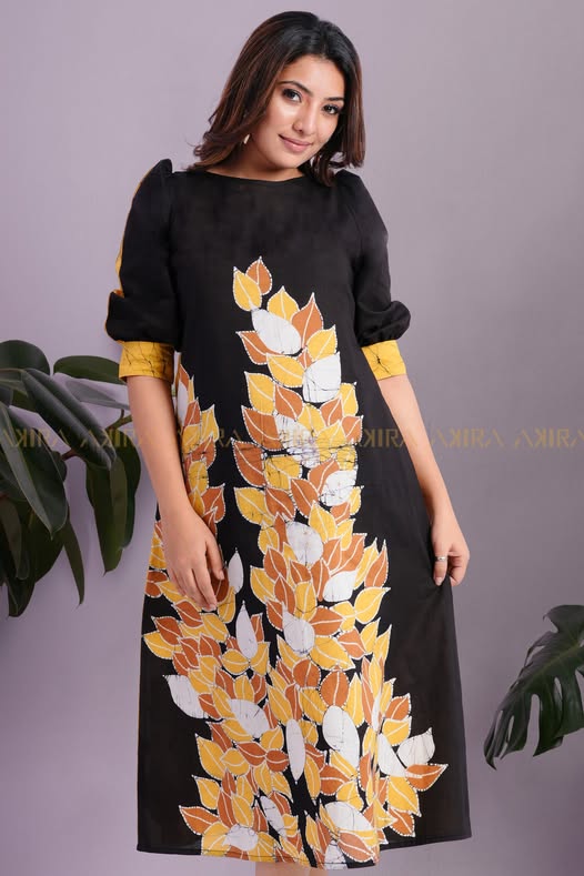 Velvet Verve Batik Dress