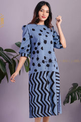 Liyana Batik Designer Dress | Kaftan, Bohemian Dress, Floral Dress, Boho Maxi Dress