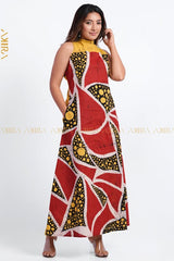 Ember Radiance Batik Dress | Kaftan, Bohemian Dress, Floral Dress, Boho Maxi Dress