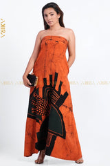 Blazing Glory Tube Dress | Kaftan, Bohemian Dress, Floral Dress, Boho Maxi Dress