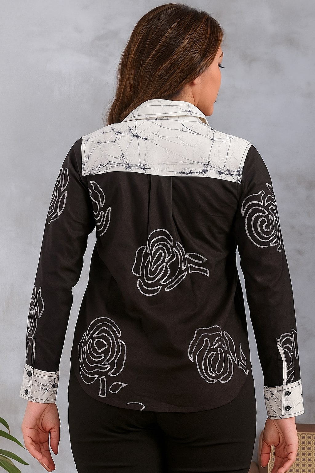 Lavanya Batik Blouse | Kaftan, Bohemian Dress, Floral Dress, Boho Maxi Dress