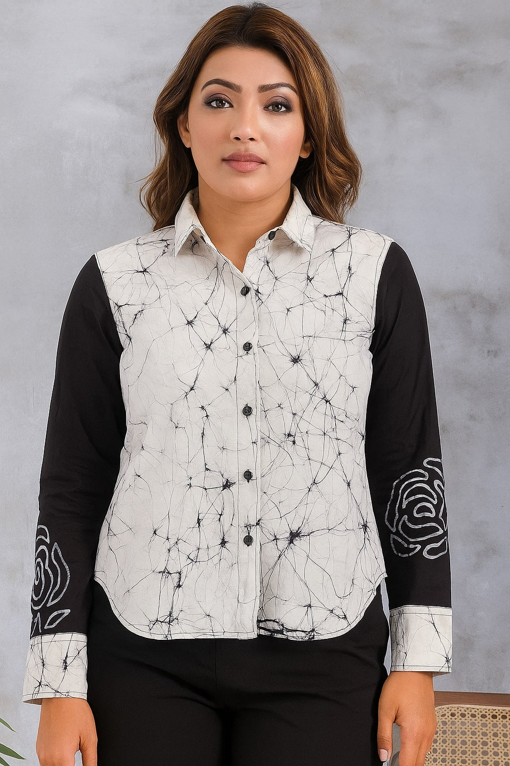 Lavanya Batik Blouse | Kaftan, Bohemian Dress, Floral Dress, Boho Maxi Dress