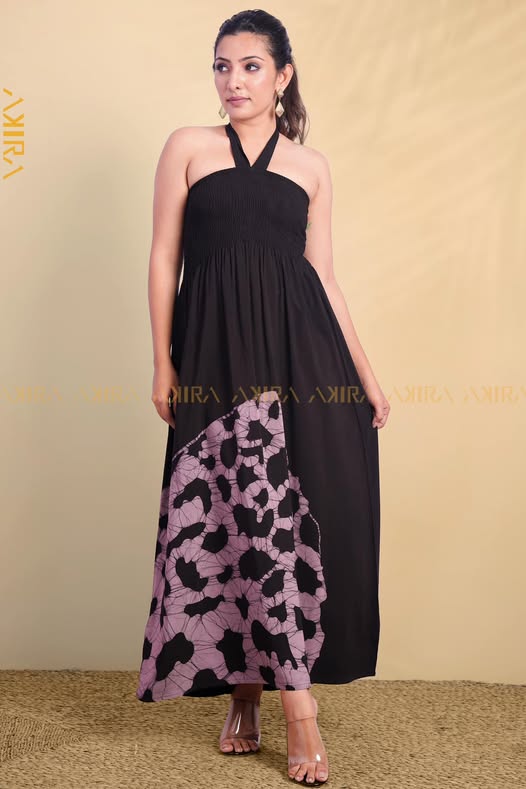 Twilight Siffoni Batik Dress | Kaftan, Bohemian Dress, Floral Dress, Boho Maxi Dress