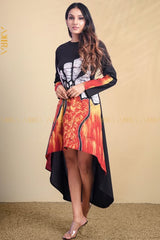 Elizebeth Batik Designer Dress | Kaftan, Bohemian Dress, Floral Dress, Boho Maxi Dress