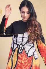 Elizebeth Batik Designer Dress | Kaftan, Bohemian Dress, Floral Dress, Boho Maxi Dress